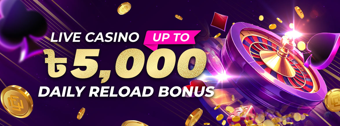 Casino 20% Daily Reload Bonus 5,000 BDT