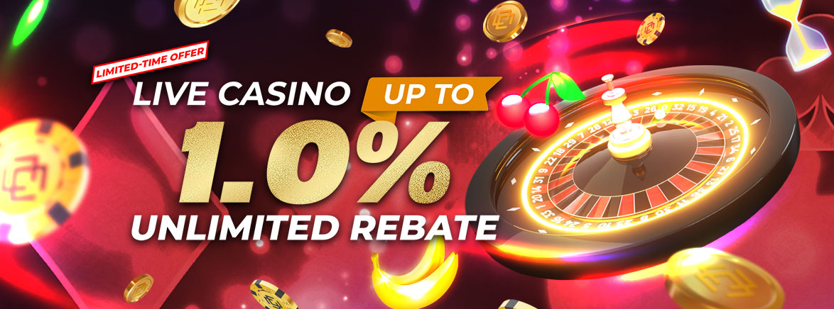 Casino 1.0% Unlimited Daily Rebate