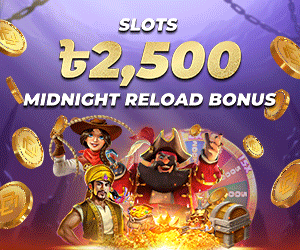 Slots 10% Midnight Reload Bonus 2,500 BDT