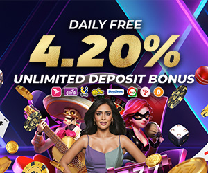 Daily Free 4.20% Unlimited Bonus Deposit