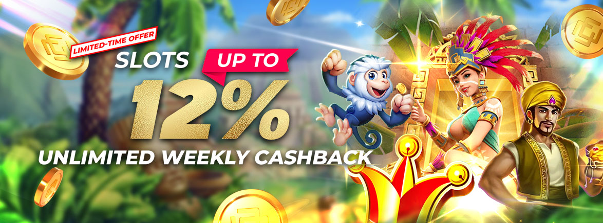 Slots Unlimited Weekly Cashback up to 12%