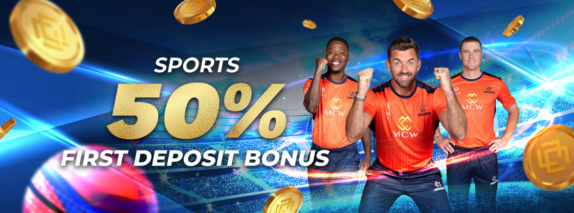 Sports 50% First Deposit Bonus 3,000 BDT