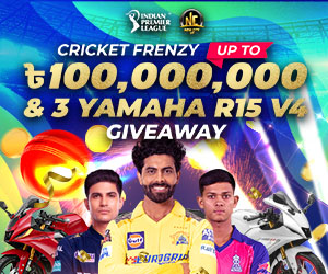 IPL 2025 CRICKET FRENZY up to 100,000,000 BDT & 3 Yamaha 15 v4 GIVEAWAY