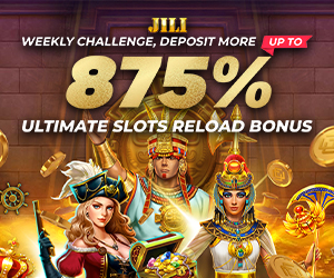 JILI Slots Weekly Deposit Challenge up to 875%