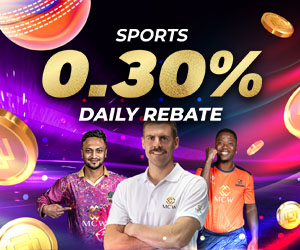 Sports 0.3% Daily Rebate up to 30,000 BDT