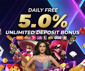 Daily Free 5.0% Unlimited Bonus Deposit
