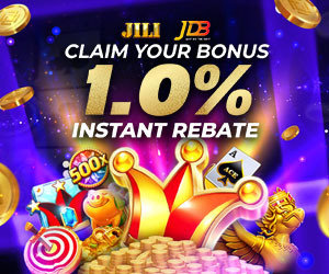 JILI and JDB 1.0% Instant Rebate Bonus