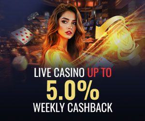Casino 5% Weekly Cashback